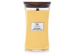 Woodwick Vonná sviečka s dreveným knôtom veľká Seaside Mimosa 609 g