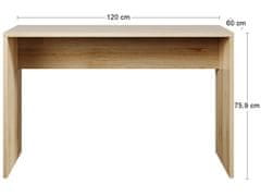 nabbi Písací stôl Aurin D - pieskový artisan