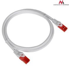 Maclean MCTV-301 W 47265 Patchcord kábel UTP cat6 zástrčka-zástrčka 1m biela