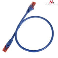 Maclean MCTV-300 N 47255 Káblový prepojovací kábel UTP cat6 plug-plug 0,5 m modrý