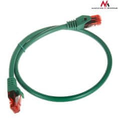 Maclean MCTV-300 G 47261 Káblový prepojovací kábel UTP cat6 plug-plug 0,5m zelený