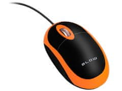 Blow 84-013# Blow MP-20 USB optická myš, oranžová