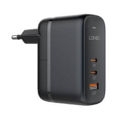 LDNIO Sieťová nabíjačka USB typu C GaN LDNIO 65 W čierna