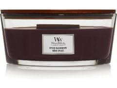 Woodwick WoodWick vonná svíčka s dřevěným knotem Elipsa Elipsa Spiced Blackberry 453,6 g