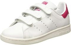 Adidas STAN SMITH CF SHOES pre deti, 38 EU, US5.5Y, Tenisky, White/Pink, Biela, CG3619