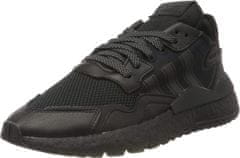 Adidas NITE JOGGER SHOES pre mužov, 44 EU, US10, Tenisky, Black, Čierna, FV1277