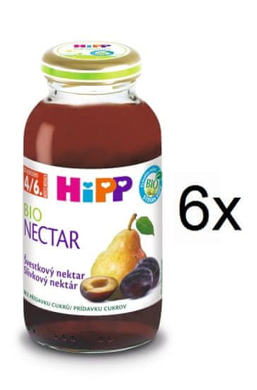 HiPP BIO Slivkový nektár - 6x200ml