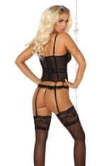 Beautynight Erotický korzet Mailys corset, čierna, L/XL