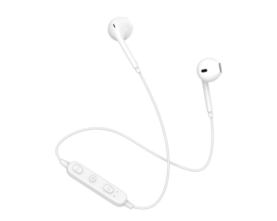 BOT Bezdrôtové slúchadlá JELLICO Neckband 1 bluetooth biele