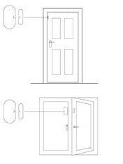 BOT  Inteligentný senzor pre okná a dvere Zigbee DS1