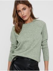 ONLY Svetlozelený basic sveter ONLY Lesly L