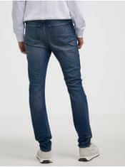 Diesel Tmavomodré pánske slim fit džínsy Diesel 30