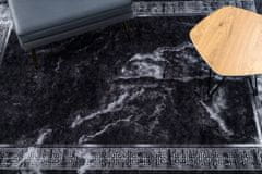 Dywany Łuszczów Kusový koberec Miro 51278.810 Marble black/white 80x150