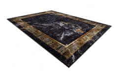 Dywany Łuszczów Kusový koberec Miro 51278.809 Marble black/gold 80x150