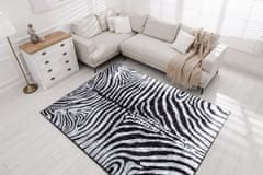 Dywany Łuszczów Kusový koberec Miro 51331.803 Zebra black / white 80x150