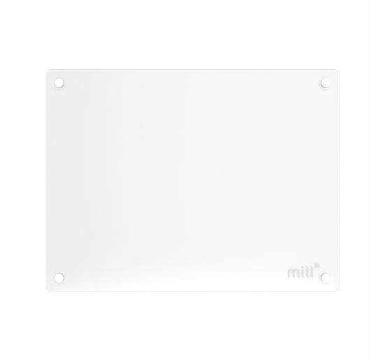 Mill Glass Wifi sklenený konvektor na stenu s LED displejem 400W