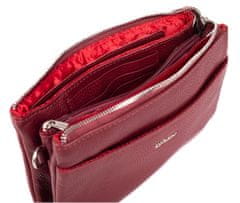 Dámska kožená crossbody kabelka 8002 Port wine