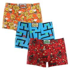 Styx 3PACK pánske boxerky art klasická guma viacfarebné (3Q12914) - veľkosť S