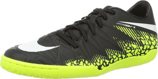 Nike HYPERVENOM PHELON II IC FOOTBALL SHOES Unisex, 44 EU, US10, Kopačky , Black/White/Volt, Čierna, 749898-017