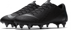 Nike VAPOR 12 ACADEMY SG FOOTBALL SHOES Unisex, 46 EU, US12, Kopačky , Black/Black, Čierna, AH7376-001