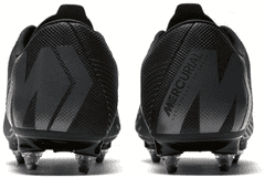 Nike VAPOR 12 ACADEMY SG FOOTBALL SHOES Unisex, 41 EU, US8, Kopačky , Black/Black, Čierna, AH7376-001