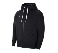 Nike Park Fleece Full Zip Hoodie pre mužov, L, Mikina na zips, Black/White, Čierna, CW6887-010