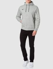 Nike Park Fleece Full Zip Hoodie pre mužov, 2XL, Mikina na zips, Dark Grey Heather/Black, Sivá, CW6887-063