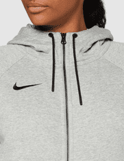 Nike Park Fleece Full Zip Hoodie pre ženy, S, Mikina na zips, Dark Grey Heather/Black, Sivá, CW6955-063