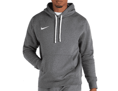 Nike Park Fleece Hoody pre mužov, S, Mikina, Charcoal Heather/White, Sivá, CW6894-071