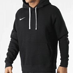 Nike Park Fleece Hoody pre mužov, M, Mikina, Black/White, Čierna, CW6894-010