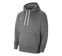 Nike Park Fleece Hoody pre mužov, S, Mikina, Charcoal Heather/White, Sivá, CW6894-071