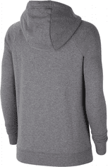 Nike Park Fleece Hoody pre ženy, XS, Mikina, Charcoal Heather/White, Sivá, CW6957-071