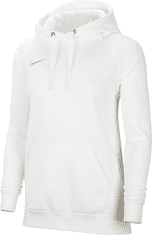 Nike Park Fleece Hoody pre ženy, XL, Mikina, White/Wolf Grey, Biela, CW6957-101