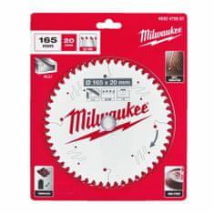 shumee MILWAUKEE OKRUŽNÁ PÍLA 165x20x2,2x52z HLINÍK