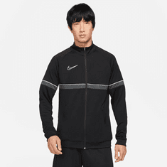 Nike Dri-FIT Academy Knit Jacket pre mužov, XL, Mikina, Tréningová bunda, Black/White/Anthracite/White, Čierna, CW6113-014