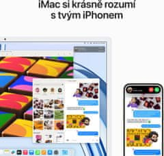 Apple iMac 24" 4,5K Retina /M3 8-core/8GB/512GB SSD/10-core GPU (MQRU3CZ/A), ružová