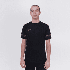 Nike Dri-FIT Academy Short Sleeve Soccer T-Shirt pre mužov, S, Tričko, Black/White/Anthracite/White, Čierna, CW6101-014