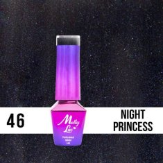 MollyLac 46. MOLLY LAC gél lak - Night Princess 5ML