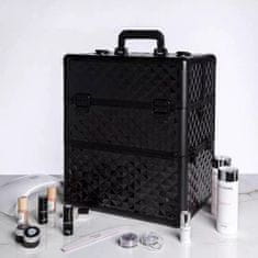 Neonail luxusný kozmetický kufrík čierny L