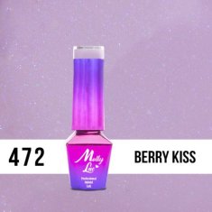 MollyLac 472. MOLLY LAC gél lak - Macarons Berry Kiss 5ml