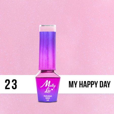 MollyLac 23. MOLLY LAC gél lak - MY HAPPY DAY 5ML