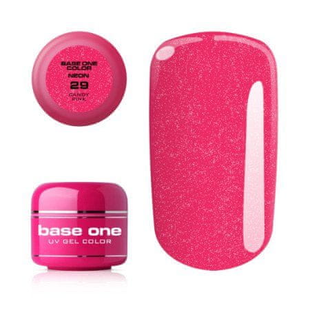 Silcare Base one neonový uv gél 29 Candy pink 5g