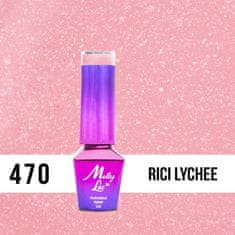 MollyLac 470. MOLLY LAC gél lak - Macarons Rici Lychee 5ml