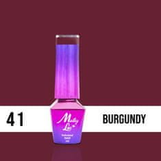 MollyLac 41. MOLLY LAC gél lak - Burgundy 5ML