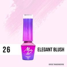 MollyLac 26. MOLLY LAC gél lak - ELEGANT BLUSH 5ML