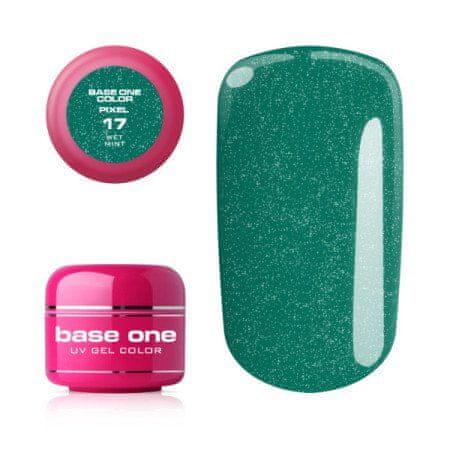 Silcare Base One Pixel UV gél 17 Wet Mint 5 g