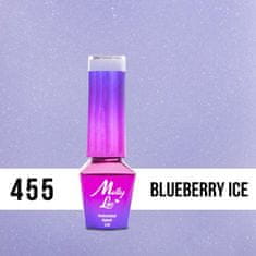 MollyLac 455. MOLLY LAC gél lak BonBons Blueberry ice 5ml