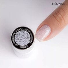 Neonail báza Glitter effect Silver Twinkle 7,2ml