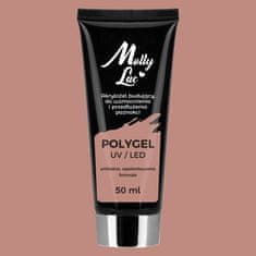 MollyLac Polygél - Light Brown 50ml