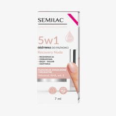 Semilac kondicionér na nechty Recovery Nude 5v1 7ml